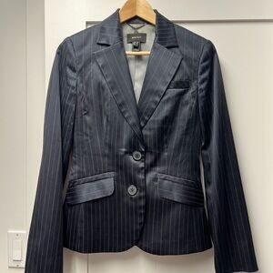 Banana Republic Dark Blue Pinstripe Blazer & Pencil Skirt & Dress Pants